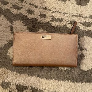 Kate Spade Rose Gold Wallet